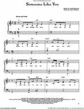 Cover icon of Someone Like You, (easy) sheet music for piano solo by Frank Wildhorn, Linda Eder and Leslie Bricusse, easy skill level