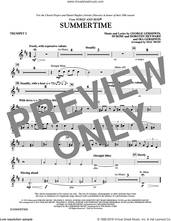 Cover icon of Summertime sheet music for orchestra/band (trumpet 2) by George Gershwin, Dorothy Heyward, DuBose Heyward, Ira Gershwin and Mac Huff, intermediate skill level