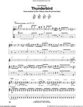 Cover icon of Thunderbird sheet music for guitar (tablature) by ZZ Top, Billy Gibbons, Dusty Hill and Frank Beard, intermediate skill level