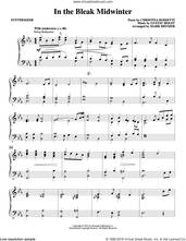 Cover icon of In The Bleak Midwinter (complete set of parts) sheet music for orchestra/band by Mark Brymer, intermediate skill level