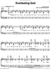 Cover icon of Everlasting God sheet music for voice, piano or guitar by Chris Tomlin, Lincoln Brewster, Brenton Brown and Ken Riley, intermediate skill level
