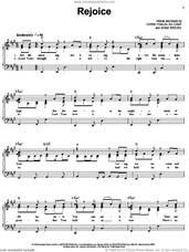 Cover icon of Rejoice sheet music for voice, piano or guitar by Chris Tomlin, Ed Cash and Jesse Reeves, intermediate skill level