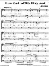 Cover icon of I Love You Lord sheet music for voice, piano or guitar by Gareth Robinson, intermediate skill level
