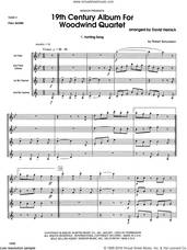 Cover icon of 19th Century Album For Woodwind Quartet (COMPLETE) sheet music for wind quartet by David Heinick, classical score, intermediate skill level