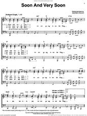 Cover icon of Soon And Very Soon sheet music for voice, piano or guitar by Andrae Crouch, intermediate skill level