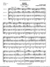 Cover icon of Spring (from The Four Seasons) (COMPLETE) sheet music for horn quartet by Antonio Vivaldi and Frank J. Halferty, classical score, intermediate skill level