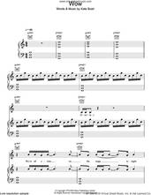 Cover icon of Wow sheet music for voice, piano or guitar by Kate Bush, intermediate skill level