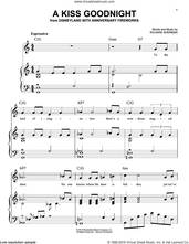 Cover icon of A Kiss Goodnight sheet music for piano solo by Richard M. Sherman, easy skill level
