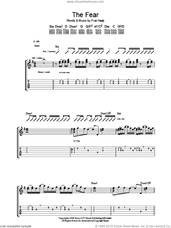 Cover icon of The Fear sheet music for guitar (tablature) by Merle Travis and Fran Healy, intermediate skill level