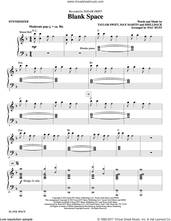 Cover icon of Blank Space (arr. Mac Huff) (complete set of parts) sheet music for orchestra/band by Taylor Swift, Johan Schuster, Mac Huff, Max Martin and Shellback, intermediate skill level