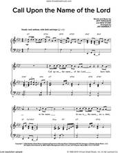 Cover icon of Call Upon The Name Of The Lord sheet music for voice and piano by Regi Stone and Jeff Ferguson, intermediate skill level