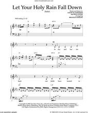 Cover icon of Let Your Holy Rain Fall Down sheet music for voice and piano by Regi Stone and David Edwards, intermediate skill level