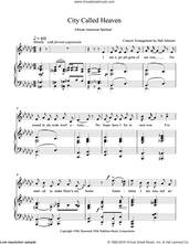 Cover icon of City Called Heaven (E-flat minor) sheet music for voice and piano by Hall Johnson, classical score, intermediate skill level