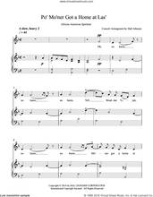 Cover icon of Po' Mo'ner Got a Home at Las' (D minor) sheet music for voice and piano by Hall Johnson, classical score, intermediate skill level