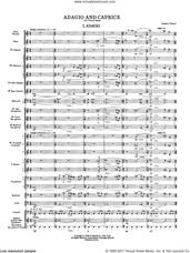 Cover icon of Adagio and Caprice (COMPLETE) sheet music for concert band by Gregory Danner, intermediate skill level
