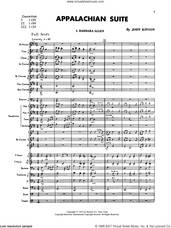Cover icon of Appalachian Suite (COMPLETE) sheet music for concert band by John Kinyon, intermediate skill level