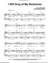 Cover icon of I Will Sing Of My Redeemer sheet music for voice and piano by Philip P. Bliss, James McGranahan and Travis Cottrell, intermediate skill level