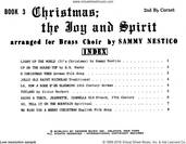 Cover icon of Christmas; The Joy and Spirit - Book 3/2nd Cornet sheet music for brass quintet by Sammy Nestico, intermediate skill level