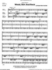 Cover icon of Wood, Skin And Rock (COMPLETE) sheet music for percussions by Howden, intermediate skill level