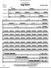 Cover icon of Tag Team (COMPLETE) sheet music for percussions by John H. Beck, intermediate skill level