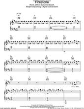 Cover icon of Firestone (featuring Conrad Sewell) sheet music for voice, piano or guitar by Kygo, Conrad Sewell, Kyrre Goervell-Dahll and Martijn Konijnenburg, intermediate skill level