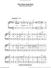 Cover icon of The One And Only sheet music for voice, piano or guitar by Chesney Hawkes and Nik Kershaw, intermediate skill level