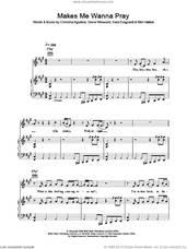 Cover icon of Makes Me Wanna Pray sheet music for voice, piano or guitar by Christina Aguilera, Kara DioGuardi, Rich Harrison and Steve Winwood, intermediate skill level