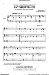 Cover icon of Cantate Jubilate! sheet music for choir by Jeff Reeves, intermediate skill level