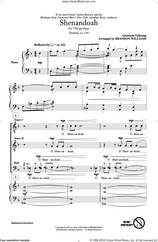 Cover icon of Shenandoah sheet music for choir (TTBB: tenor, bass) by American Folksong and Brandon Williams, intermediate skill level