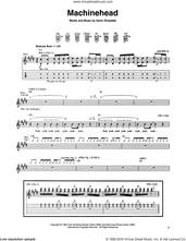 Cover icon of Machinehead sheet music for guitar (tablature) by Gavin Rossdale, intermediate skill level