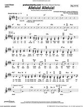 Cover icon of Alleluia Alleluia sheet music for voice and other instruments (fake book) by Dan Galbraith and Christopher Wordsworth/Ryan Dahl/Dan Galbraith, intermediate skill level