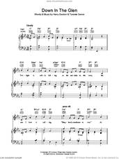 Cover icon of Down In The Glen sheet music for voice, piano or guitar by Tommie Connor and Harry Gordon, intermediate skill level