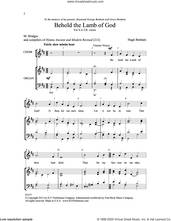 Cover icon of Behold the Lamb of God sheet music for choir (SATB: soprano, alto, tenor, bass) by Hugh Benham, intermediate skill level