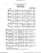Cover icon of Steal Away sheet music for choir (TTBB: tenor, bass) by Stacey V. Gibbs, intermediate skill level