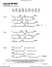 Cover icon of I Love You This Much sheet music for guitar (chords) by Jimmy Wayne, Chris DuBois and Don Sampson, intermediate skill level