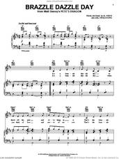 Cover icon of Brazzle Dazzle Day sheet music for voice, piano or guitar by Al Kasha and Joel Hirschhorn, intermediate skill level