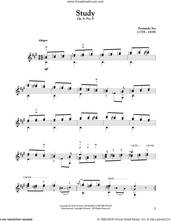Cover icon of Study Op. 6, No. 6 sheet music for guitar solo by Fernando Sor, classical score, intermediate skill level
