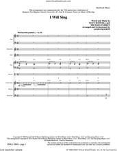 Cover icon of I Will Sing (COMPLETE) sheet music for orchestra/band by James Koerts, Matt Boswell and Michael Farren, intermediate skill level