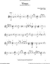 Cover icon of Vivace sheet music for guitar solo by Johann Kaspar Mertz, intermediate skill level