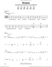 Cover icon of Woman sheet music for guitar solo (lead sheet) by Wolfmother, Andrew Stockdale, Chris Ross and Myles Heskett, intermediate guitar (lead sheet)