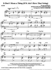 Cover icon of It Don't Mean A Thing (If It Ain't Got That Swing) (complete set of parts) sheet music for orchestra/band (Rhythm) by Duke Ellington, Irving Mills and Paris Rutherford, intermediate skill level