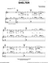 Cover icon of Shelter sheet music for voice, piano or guitar by John Legend and John Stephens, intermediate skill level
