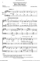 Cover icon of Bless This House sheet music for choir (SATB: soprano, alto, tenor, bass) by Allan Robert Petker, intermediate skill level
