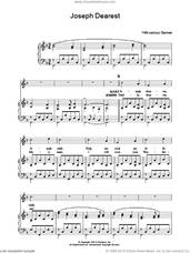 Cover icon of Joseph Dearest sheet music for voice, piano or guitar, intermediate skill level