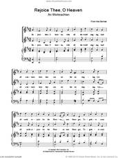 Cover icon of Rejoice Thee, O Heaven sheet music for voice, piano or guitar, intermediate skill level