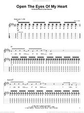 Cover icon of Open The Eyes Of My Heart sheet music for guitar (tablature, play-along) by Paul Baloche and Sonicflood, intermediate skill level