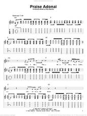 Cover icon of Praise Adonai sheet music for guitar (tablature, play-along) by Paul Baloche, intermediate skill level