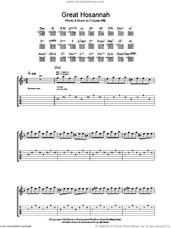 Cover icon of Great Hosannah sheet music for guitar (tablature) by Kula Shaker and Crispian Mills, intermediate skill level