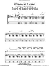 Cover icon of 108 Battles (Of The Mind) sheet music for guitar (tablature) by Kula Shaker, Alonza Bevan and Crispian Mills, intermediate skill level