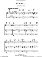 Cover icon of Day In, Day Out sheet music for voice, piano or guitar by Johnny Mercer and Rube Bloom, intermediate skill level